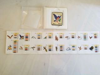 Vintage Brother Embroidery Machine Card No.  27 - BIRDS 3