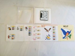 Vintage Brother Embroidery Machine Card No.  27 - BIRDS 4