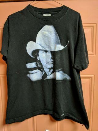 Vintage Dwight Yoakam If There Was A Way 1990 Tour Shirt Brockum Large Worn