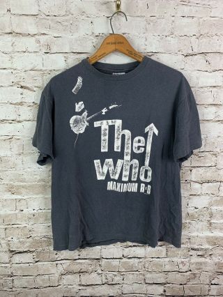 Vtg The Who T Shirt The Kids Are Alright Tour 1989 Hanes Concert Tee Maximum R B