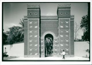 Babaylon Iraq The Ishtar Gate.  - Vintage Photo