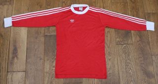 Vintage Bayern Munich Adidas Home Football Shirt 1975 - 66 Small