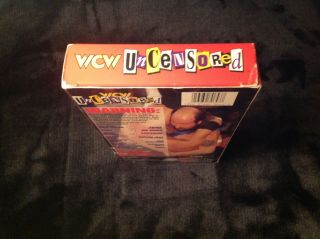 WCW UNCENSORED vintage wrestling VHS video (1995) wwf nwa wwe HOGAN VADER STING 3