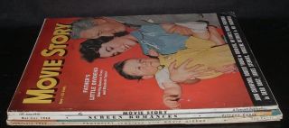 LQQK 3 vintage 1940s magazines,  MOVIE STORY/PHOTOPLAY/SCREEN ROMANCES 2