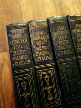 Vintage 1927 THE WORLDS 100 BEST SHORT STORIES Complete 10 Volume Set of Books 2