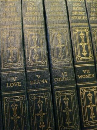 Vintage 1927 THE WORLDS 100 BEST SHORT STORIES Complete 10 Volume Set of Books 4