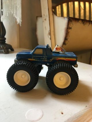 Vintage Hot Wheels Big Foot Ford Pickup Truck With Flag