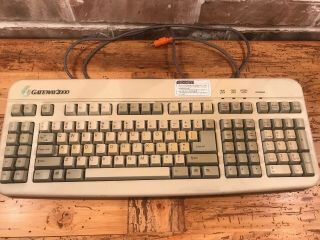 Vintage Gateway 2000 Keyboard Model 2194002 Anykey Programable Clicky