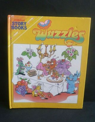 Wuzzles Vintage 1986 Hardback Book Annual Disney Hasbro Rare