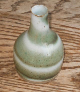 Vintage Marshall Martz Studio Pottery Bud Vase Swirled Glaze Studio Pottery