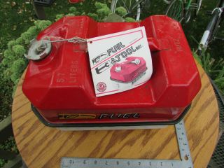 Vintage Blitz Fuel & Tool Mate Gas Can And Tool Box