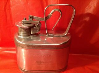 Vintage Eagle Mfrg Co.  Stainless Steel 1/2 Gallon Fuel Can Dispenser No.  1300