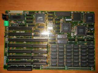 286 - Neat Mb With Intel 80287 Math Mpu 1mb Ram Pcchips Chipset,  Pc Craft Bios 1