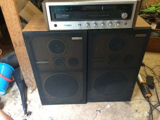 Vintage Pioneer Centrex Stereo system 8 - Track with 3 way speakers 6