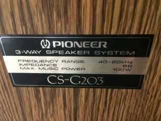 Vintage Pioneer Centrex Stereo system 8 - Track with 3 way speakers 7
