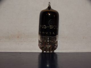 1 X Vintage 12au7/ecc82 Tung - Sol (usa) Tube Smoked Glass Very Strong & Balanced