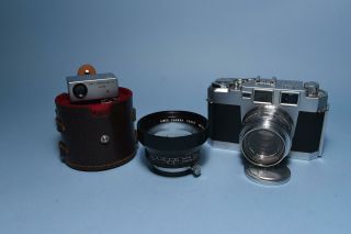 Aires 35 - Iiil Rangefinder Camera,  90mm Tele Attachment
