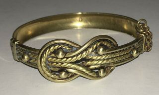 Vintage Kalevala Koru Bronze Bracelet " Teljanneito " -