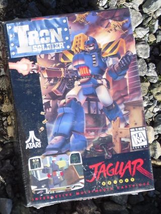 Iron Soldier Atari Jaguar Cartridge And