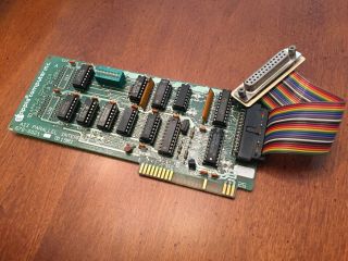 Apple II plus IIe Parallel Interface Card & 2