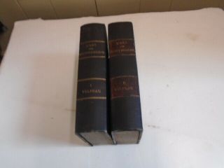 1835 Antique French Medical Books,  Des Accouchemens By Velpeau,  2 Vols
