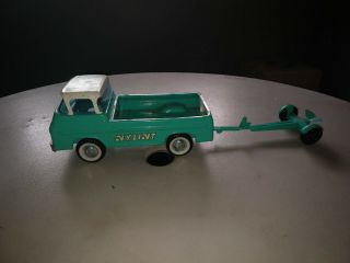 Vintage Nylint Ford Econoline Truck With Trailer