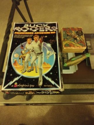 Vintage Buck Rogers Character Colorforms Adventure Set Toy Game 1960s
