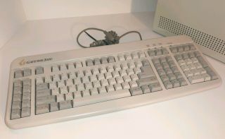 Vintage Gateway 2000 Anykey Maxiswitch Keyboard P/N 2189XXX Space Key Bad/ Parts 4