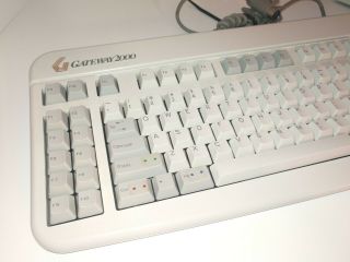 Vintage Gateway 2000 Anykey Maxiswitch Keyboard P/N 2189XXX Space Key Bad/ Parts 5