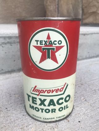 Vintage Texaco Motor Oil Can