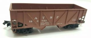 Vtg Kadee Micro Train 57011 Atsf Twin Hopper Car W/ Case N Scale Mini Railroad