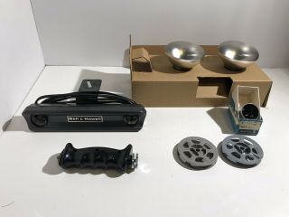 Bell And Howell Electric Eye Hand Crank 8mm Movie Camera Lights And Lens