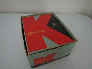 Vintage Keystone K - 26 8mm Camera And Instruction Book,