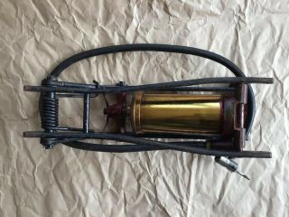 Vintage Brass W & D Classic Car Foot Pump Tyre Inflator Not 4