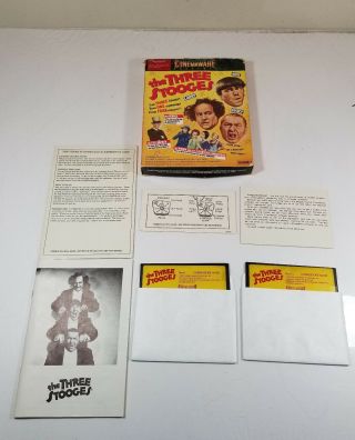 The Three Stooges For Commodore 64/128 Cinemaware.