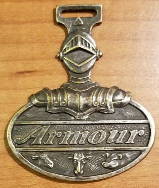 Vintage Armour 1913 Watch Fob Milwaukee,  Wisconsin Branch House Opening