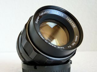 Asahi - Takumar 55mm F/1.  8 Lens For M42 Pentax Screw Mount