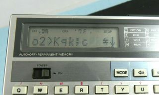 Radio Shack TRS - 80 Pocket Computer PC - 4,  Cat No.  26 - 3650A / Repair 2