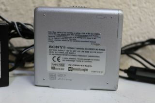 Classic Vintage Sony MZ - NH900 MD Walkman Minidisc Player/Recorder - 250 5