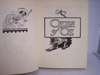 OZMA OF OZ - L.  Frank Baum Book COPYRIGHT 1907 REILLY & LEE 5