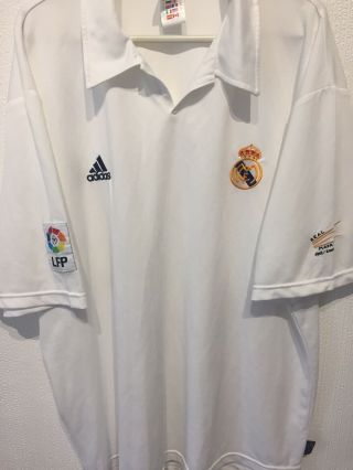 Retro Vintage Real Madrid Football Shirt Adidas Xxl