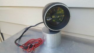 Vintage Stewart Warner Stage 1 8000 Rpm Electric Tachometer 823850 Made In Usa