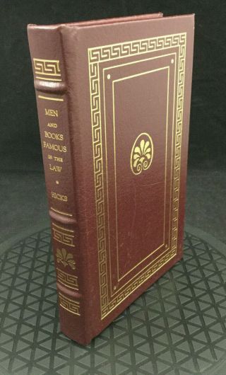 Men And Books Famous In The Law Hicks Legal Classics Library Leather Gryphon