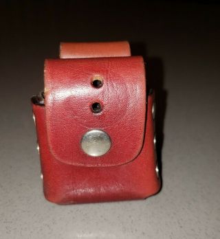 Vintage Made In The Usa Leather Zippo Lighter Belt Holster