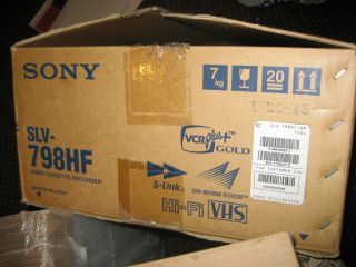 Sony Slv - 798hf Video Cassette Recorder Player Vcr Vhs With Remote,