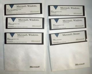 Vintage Microsoft Windows 3.  0 For Dos Systems Floppy 5¼ " Installation Disks