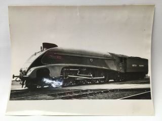 Vintage Railway Train Photograph British Railways Eastern Region 1948 Mallard