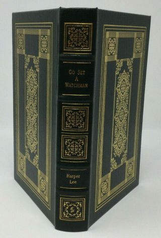Go Set A Watchmen Harper Lee Leather Bound Gold Gilding Covers Pages Easton
