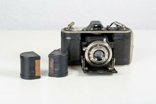 Agfa Memo F/3.  5 Memar 35mm Folding Camera Parts/repair W/ Ansco Film Cartridges