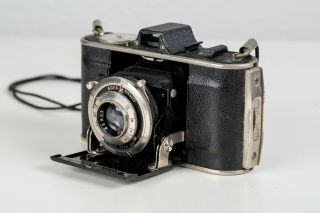 Agfa Memo F/3.  5 Memar 35mm folding camera Parts/Repair w/ Ansco Film Cartridges 5